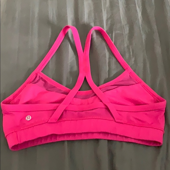Pink lululemon sports bra size 6 - Picture 2 of 3